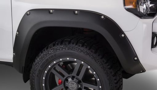 Bushwacker Pocket Style Front / Rear Fender Flare - 1.5 in Wide - Black - Toyota Midsize SUV 2014-21 - Image 2