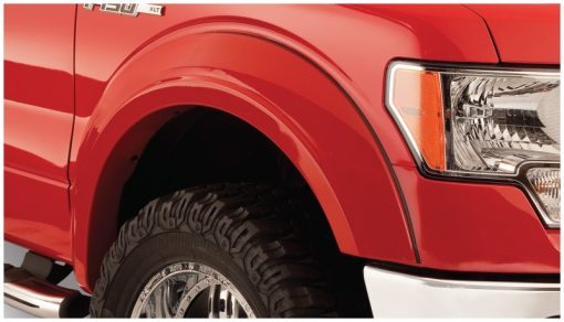 Bushwacker Extend-A-Fender Front / Rear Fender Flare - 1.75 in Wide - Black - Ford Fullsize Truck 2009-14 - Image 2