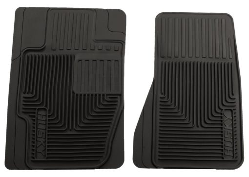 Husky Liners Heavy Duty Front Floor Mat - Rubber - Black - Various Applications 51121 - Pair