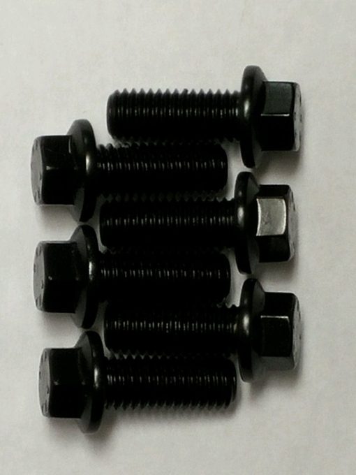 McLeod Pressure Plate Stud - 10 mm x 1.50 Thread - 25 mm long - Hex Nuts - Steel - Black Oxide (Set of 4)