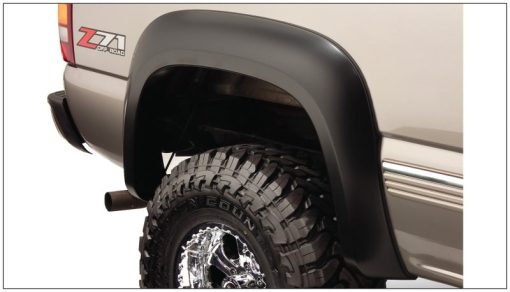 Bushwacker Extend-A-Fender Front / Rear Fender Flare - 1.75 in Wide - Black - GM Fullsize Truck 2007-14 - Image 2