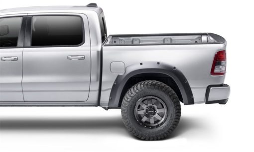 Bushwacker Forge Fender Flare - Pocket Style - Front/Rear - 2 in Wide Front - 2.6 in Wide Rear - Black - 1500 - Ram Fullsize Truck 2019-21 - Image 3