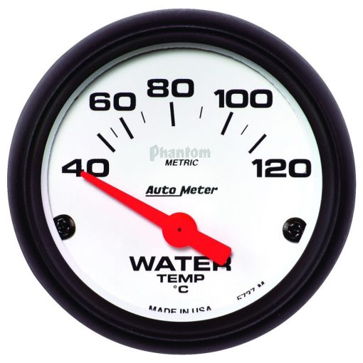 Auto Meter 2-1/16 Phantom Water Temp Gauge - Electric - Image 2