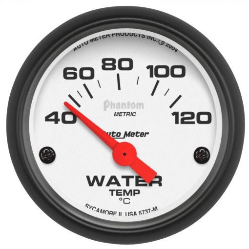 Auto Meter 2-1/16 Phantom Water Temp Gauge - Electric