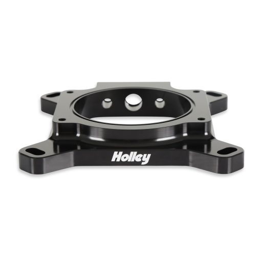 Holley EFI Throttle Body Adapter - 1 in Thick - Black - Holley 4150 to Drive-By-Wire LS - GM LS-Series - Image 2