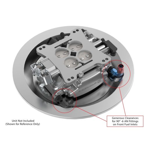 Holley 14" Diameter Air Cleaner Base w/1" Drop - Image 3