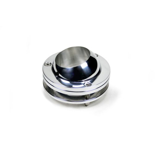 ididit 2" Polished Swivel Ball Floor Mount Chrome Colum