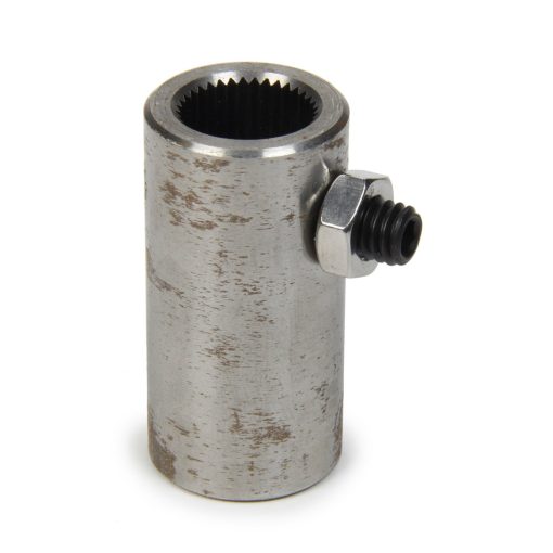 Flaming River Steering Shaft Coupler - 11/16" 36 Spline to 3/4" Smooth - Steel - Natural - Universal