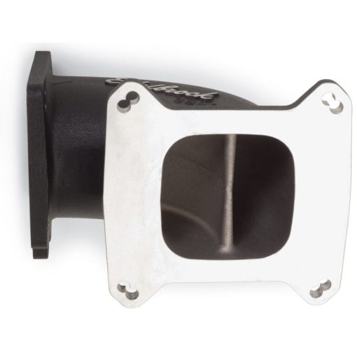 Edelbrock Throttle Body Intake Elbow - Black Powder Coated - Image 3