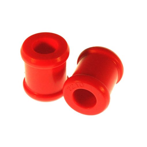 Energy Suspension Shock End Bushing - Straight - 5/8" ID - 1-1/8" OD - 1-1/4" Long - Polyurethane - Red - Universal (Pair)