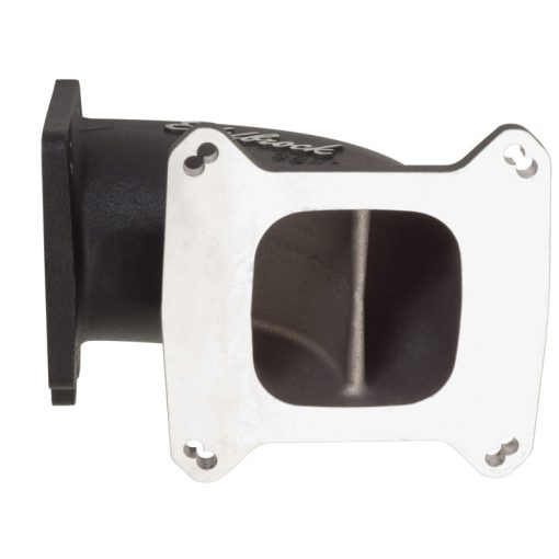 Edelbrock Throttle Body Intake Elbow - Black Powder Coated - Image 5