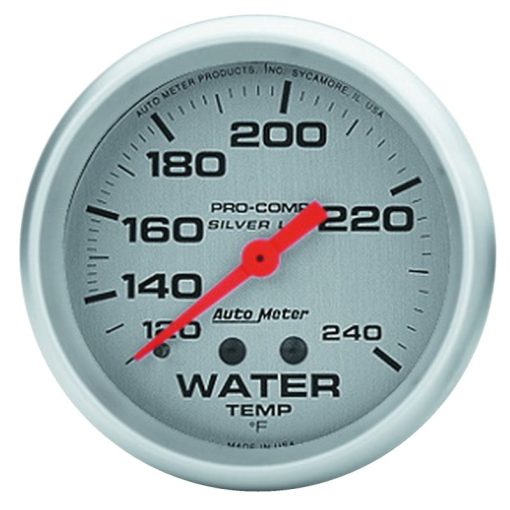 Auto Meter Liquid-Filled Water Temperature Gauges - 2-5/8" - 120-240