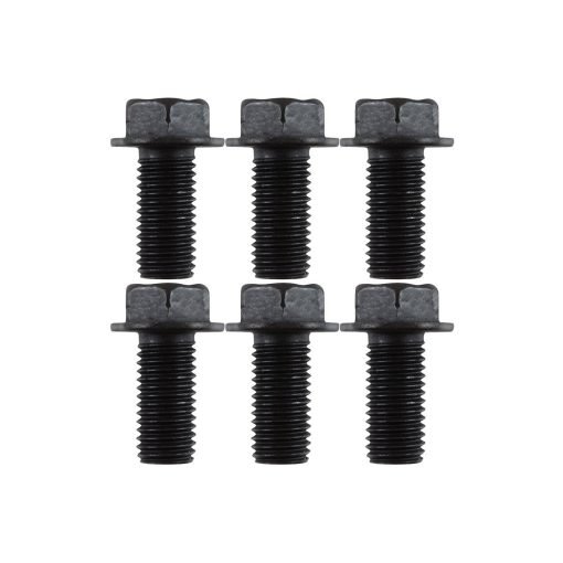 ICT Billet Flywheel Bolt Kit - 23.5 mm Long - Hex Head - Steel - Black Oxide - GM LS-Series - (Set of 6)