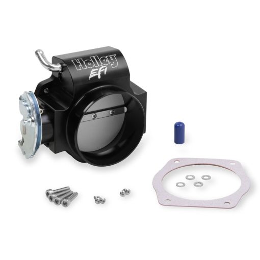 Holley EFI Billet 90mm LS Throttle Body w/Low RPM Taper - Black