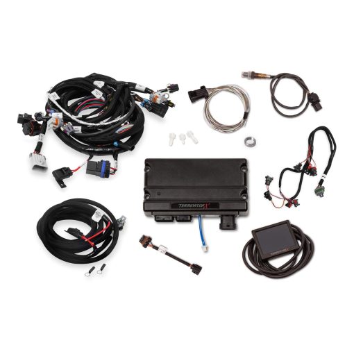 Holley EFI Terminator X Engine Control Module - 3.5" Touchscreen - Wiring Harness - O2 Sensor - 58x Reluctor Wheel - GM LS-Series