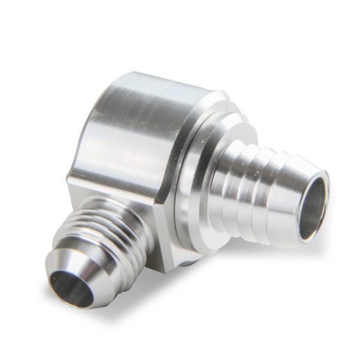 Earl's Brake Booster Check Valve - 13/16" Hose Barb Inlet - 6 AN Male Outlet - Clear Anodized - Image 2