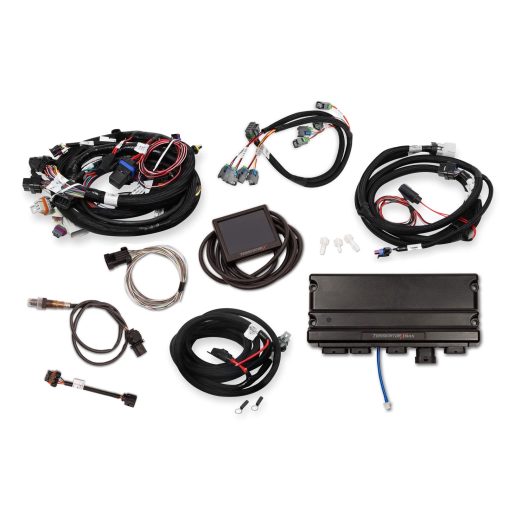 Holley EFI Terminator X Max Engine Control Module - 3.5" Touchscreen - Wiring Harness - Transmission Control - 24x Reluctor Wheel - GM LS-Series