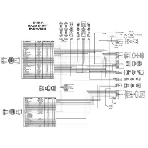 Holley EFI HP ECU & Harness - Ford MPFI NTK - Image 2