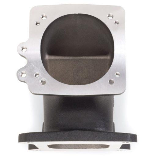 Edelbrock Throttle Body Intake Elbow - Black Powder Coated - Image 2