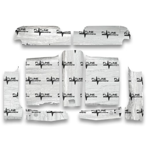 Flatline Barriers Roof Insulation and Sound Dampening Kit - Silver/Black - GM Fullsize Truck 1973-87