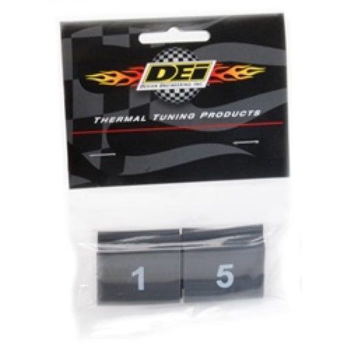 DEI Spark Plug Wire Markers - Numbered Shrink Sleeve (Set of 8)