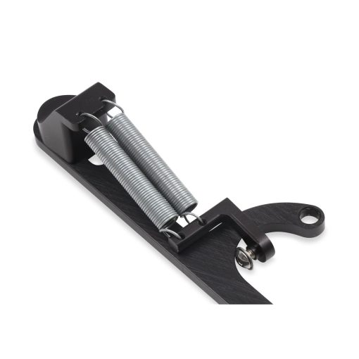 Holley EFI Throttle Cable Bracket - Carb Mount - Return Spring - Black - GM Cable - Dominator Flange - Image 2