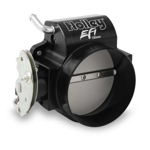 Holley EFI Billet 105mm LS Throttle Body w/Low RPM Taper - Black