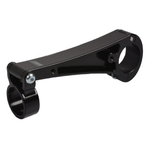 JOES Clamp-On Adjustable Steering Column Bracket - 1-3/4 in Diameter Tube - Collapsible Shaft - Black