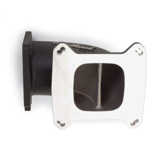 Edelbrock Throttle Body Intake Elbow - Black Powder Coated - Image 10