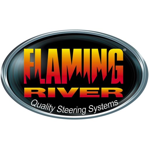 Flaming River 79-86 Jeep CJ Steering Column Floor shift Black - Image 2