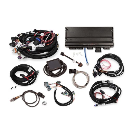 Holley EFI Terminator X Max Engine Control Module - 3.5" Touchscreen - Drive By Wire - Wiring Harness - Transmission Control - 24x Reluctor Wheel - GM LS-Series - Image 2