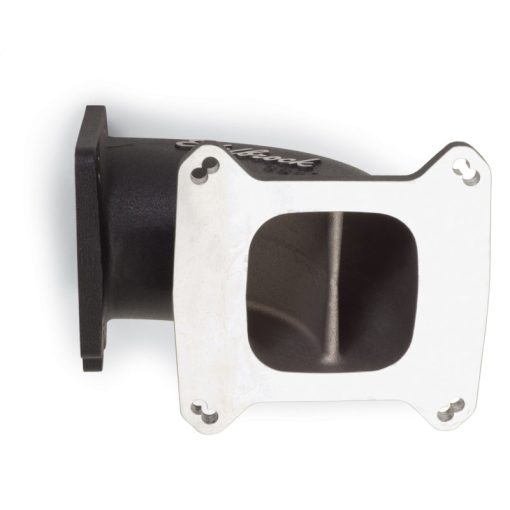 Edelbrock Throttle Body Intake Elbow - Black Powder Coated - Image 11