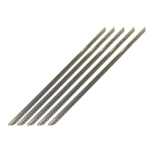 Allstar Performance Slotted Angle Aluminum - 120 Degree - 66" Long (5 Pack)