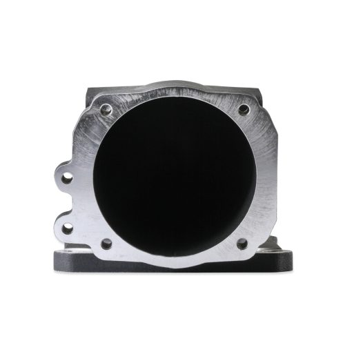 Holley EFI Throttle Body Adapter - Elbow - Aluminum - Black - Ford 105 mm Throttle Body to Square Bore Mounting Flange - Image 6