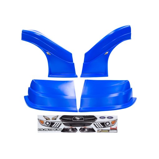 Fivestar MD3 Evolution Nose and Fender Combo Kit - Mustang - Chevron Blue (Flat RS Fender)