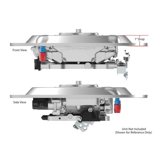 Holley 14" Diameter Air Cleaner Base w/1" Drop - Image 4