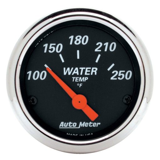 Auto Meter Designer Black Water Temperature Gauge - 2-1/16" - Image 2