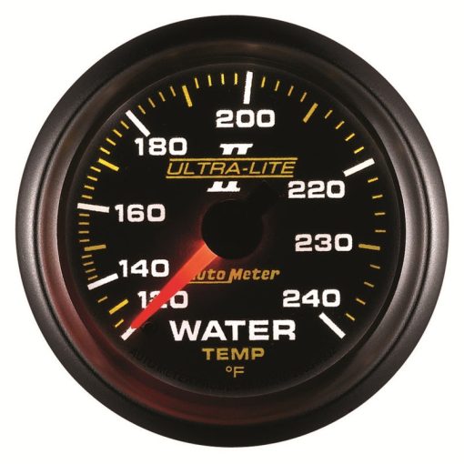 Auto Meter 2-1/16" Ultra-Lite II Water Temperature Gauge - 120-240° - Image 3