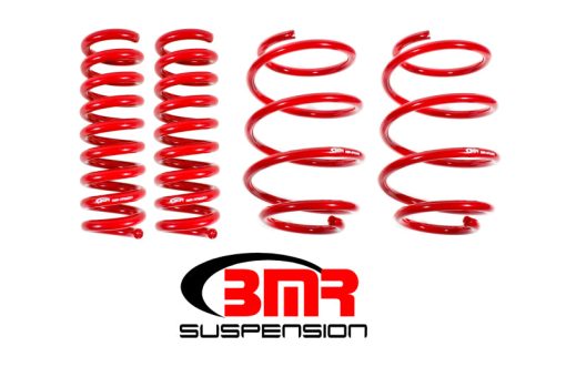 BMR Suspension Lowering Springs - 1" Drop  - Red - 2016-17 Camaro