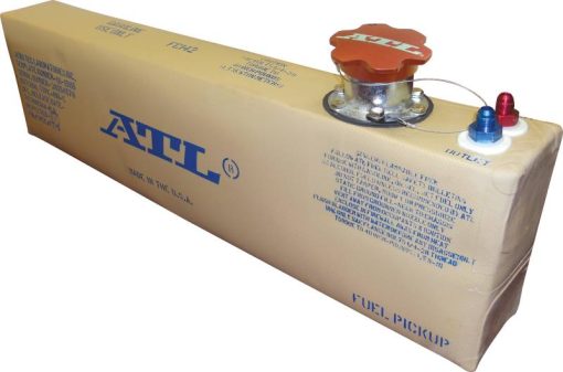 ATL Formula & Sports Racer Pod Bladder - 4 Gallon - 4" x 8" x 30" - 2-1/4" Filler Neck - FIA FT3