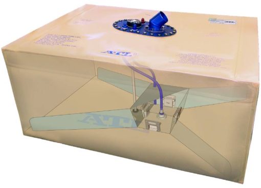 ATL Rally Raid Series Fuel Cell Bladder w/ Fill Plate - 53 Gallon / 200 Liters - 39.8 x 20.1 x 16.7 - FIA FT3 - Image 2