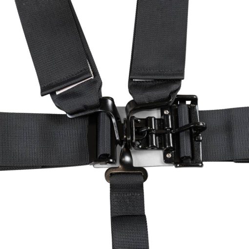 Zamp 5-Point Latch & Link Harness - Individual HANS/HNR Ready Harness / 3" Lap - Pull Down Adjust - Bolt-In/Wrap Around - Black - Image 4