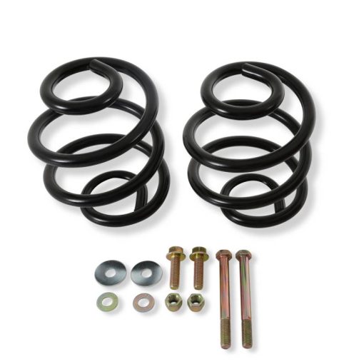 Detroit Speed Rear Suspension Spring Kit - 5.5 in Lowering - Coil Spring - Black - GM Fullsize Truck 1967-72 (Pair)