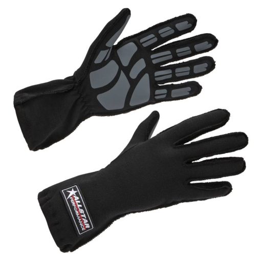 Allstar Performance Non SFI Racing Gloves - Black/Gray