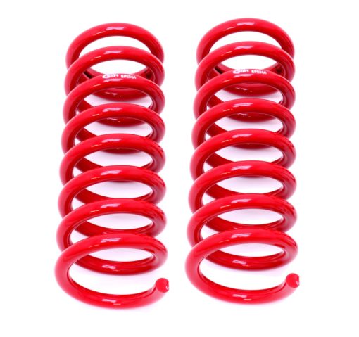 BMR Suspension Lowering Springs - Front - 2" Drop  - Red - 1964-72 GM A-Body