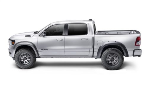 Bushwacker Forge Fender Flare - Pocket Style - Front/Rear - 2 in Wide Front - 2.6 in Wide Rear - Black - 2500 - Ram Fullsize Truck 2019-21 - Image 2