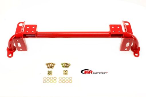 BMR Suspension Radiator Support /w Sway Bar Mount - Red - 2005-14 Mustang