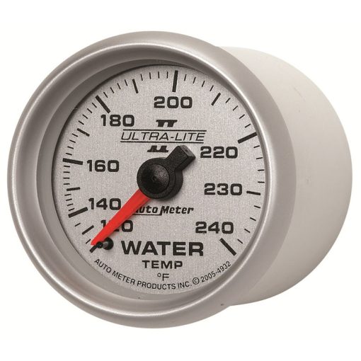 Auto Meter 2-1/16" Ultra-Lite II Water Temperature Gauge - 120-240° - Image 4