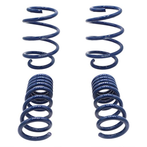 Ford Racing Suspension Spring Kit - 4 Coil Springs - Steel - Blue Powder Coat - Image 3