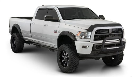 Bushwacker Pocket Style Fender Flares - Front/Rear - 3-1/2 in Wide Front - 3 in Wide Rear - Black - Ram Fullsize Truck 2010-19 - Image 2